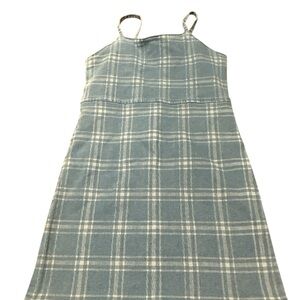 Forever 21 Kids Checkered Blue Dress